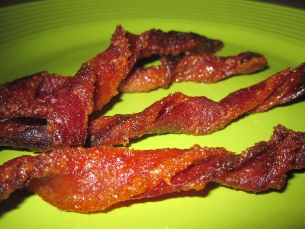 Spiced bacon twists
